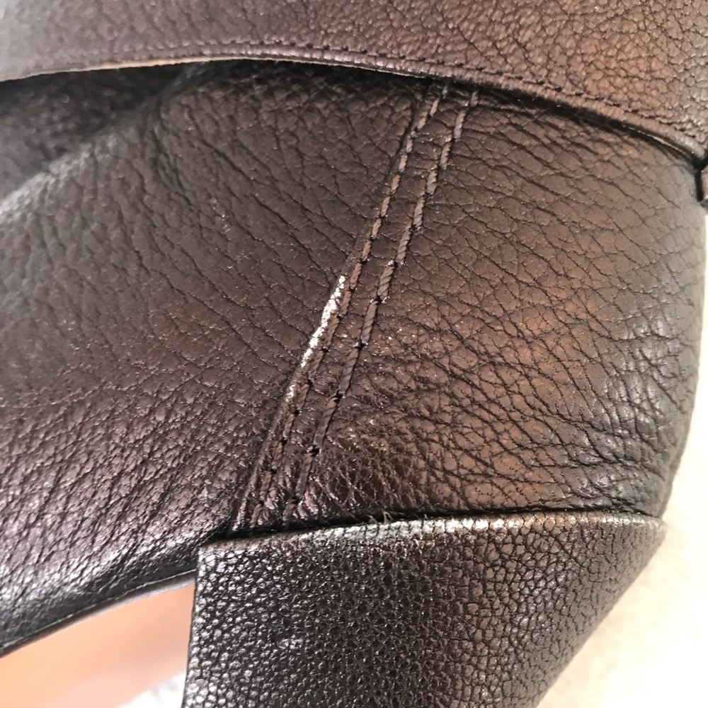Joan and David mid calf high heel leather boots - Picture 6 of 8